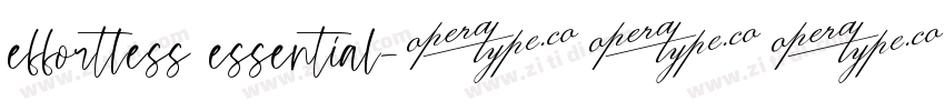 effortless essential字体转换 effortless essential字体转换